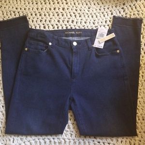 Michael Kors Ripped Skinny Blue Jean Size 8